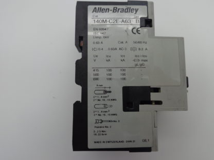 AB Allen Bradley 140M-C2E-A63 B Motorschutzschalter 0,4-0,63A – Bild 2