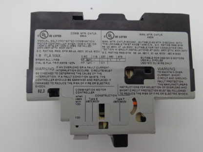 AB Allen Bradley 140M-C2T-B16 C 1,0 -1,6A Motorschutzschalter – Bild 3