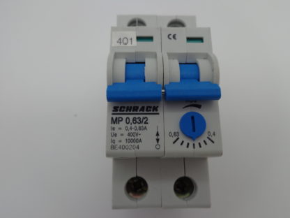 Schrack MP 0,63/2 Motorschutzschalter 0,4 - 0,63A  BE400204 – Bild 2