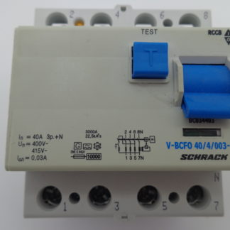 Schrack V-BCF0 40/4/003-G/A FI Schutzschalter BC034403