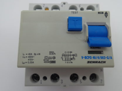 Schrack V-BCF0 40/4/003-G/A FI Schutzschalter BC034403