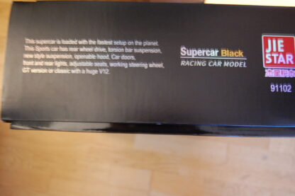 Jiestar 91102 Supercar Black F12 Static Version ohne Motor und Fernbedienung 3097 Teile – Bild 4