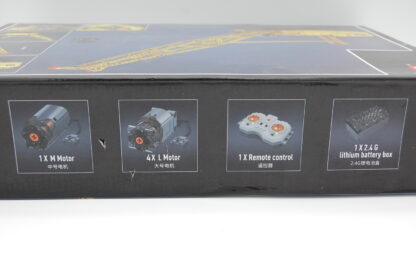 Mould King 17001 Mobiler Raupenkran mit Motor und Fernbedienung – Bild 3
