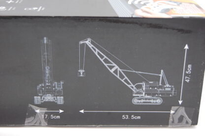 Mould King 17001 Mobiler Raupenkran mit Motor und Fernbedienung – Bild 4