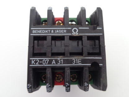 Benedikt & Jäger K2-07 A31 31E 220V/240V 50Hz, 240V 60Hz
