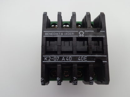Benedikt & Jäger K2-07 A40 40E 220V/240V 50Hz, 240V 60Hz
