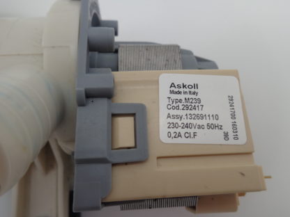 AEG Askoll M239  292417 Pumpe /Laugenpumpe für Waschmaschine AEG Electrolux Lavamat – Bild 3