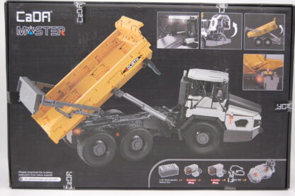 CaDA Master C61054 RC Goliath Articulated Dump Truck - Ferngesteuerter, knickgelenkter Muldenkipper – Bild 3