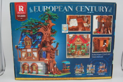 Reobrix 66008 Europäisches Mittelalterliches Baumhaus Architektur Serie Bausteine-Spielzeug-Set – Bild 2
