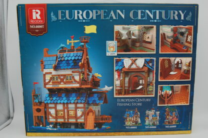 Reobrix 66007 Europäischer Mittelalterlicher Angelladen Architektur-Serie Bausteine-Spielzeug-Set – Bild 2