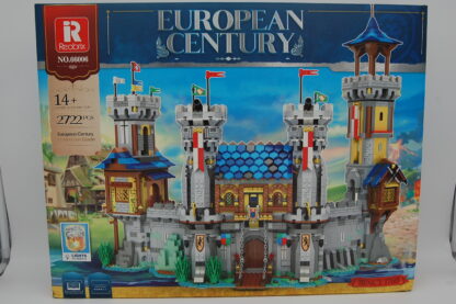 Reobrix 66006 Europäische Mittelalterliche Löwenburg Architektur Serie Bausteine-Spielzeug-Set
