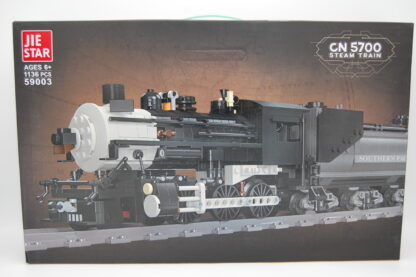 JIE STAR 59003 Trainieren Sie Die CN5700 Dampflokomotive Bausteine Spielzeug-Set