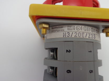 Sontheimer Schaltgeräte N3/20E/Z33,  0- 1 rastend – Bild 3