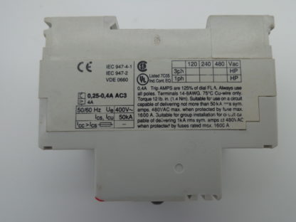 ABB MS 225 Motorschutzschalter 0,25 - 0,40A – Bild 2