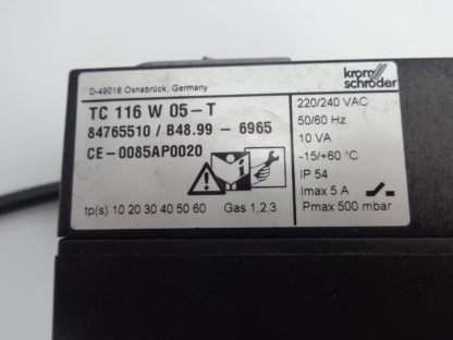 Kromschröder TC 116 W 05-T Dichtheitskontrolle – Bild 3