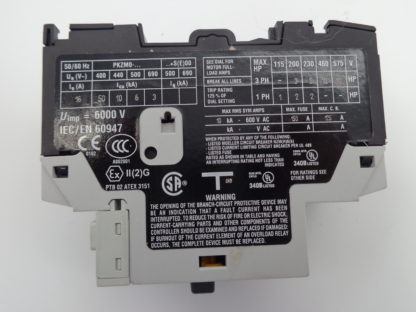 Klöckner Moeller PKZM0-16 Motorschutzschalter 10 - 16A + NHI-E-11-PKZ0 – Bild 2