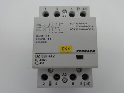 Schrack BZ326442 Installationsschütz 220V/240V 50Hz