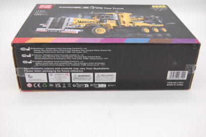 MOLD KING 17011 US TRUCK TECHNIK ABSCHLEPPWAGEN - 1250 KLEMMBAUSTEINE statische Version – Bild 4