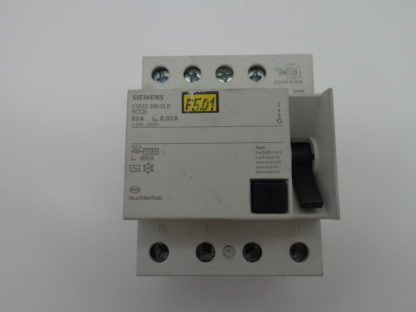 Siemens FI  5SM3 346-OLB RCCB 63A 0,03A