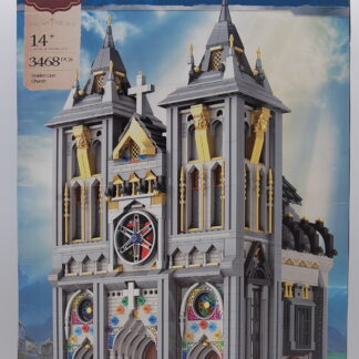 Reobrix 66027 Mittelalterliche Kirche Europäische Architektur Serie Bausteine Spielzeug-Set