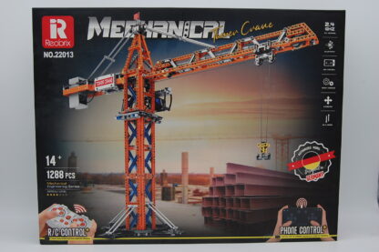Reobrix 22013 Technic Turmdrehkran Ferngesteuerter Klemmbausteine, 1288 PCS