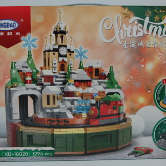 XINGBAO 18020 Frohe Weihnachten Schloss Spieluhr Baustein-Spielzeug-Set
