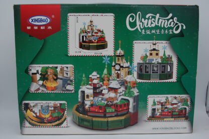 XINGBAO 18020 Frohe Weihnachten Schloss Spieluhr Baustein-Spielzeug-Set – Bild 2