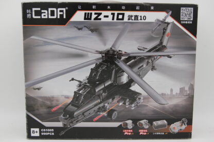 CADA C61005 TECHNIK HUBSCHRAUBER, 1689 TEILE TECHNIK  MILITÄR TECHNIC FERNGESTEUERT HUBSCHRAUBER MIT MOTOR UND FERNBEDIENUNG BAUSET