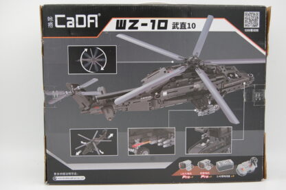 CADA C61005 TECHNIK HUBSCHRAUBER, 1689 TEILE TECHNIK  MILITÄR TECHNIC FERNGESTEUERT HUBSCHRAUBER MIT MOTOR UND FERNBEDIENUNG BAUSET – Bild 2