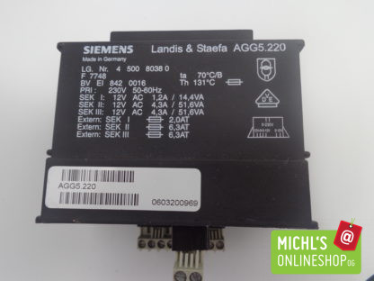 Siemens Landis & Staefa AGG5.220 Transformator