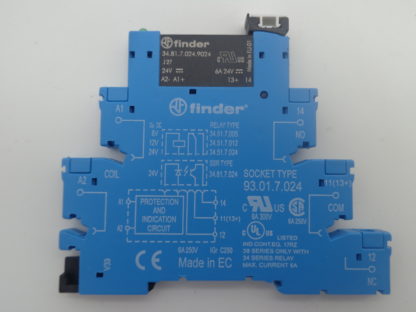 Finder 93.01.7.024 Koppelrelais + Finder Relais 34.81.7.0024.9024