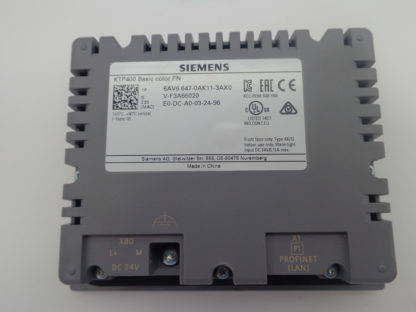 Siemens Simatic Panel Touch KTP400 Basic color PN 6AV6 647-0AK11-3AX0 – Bild 2
