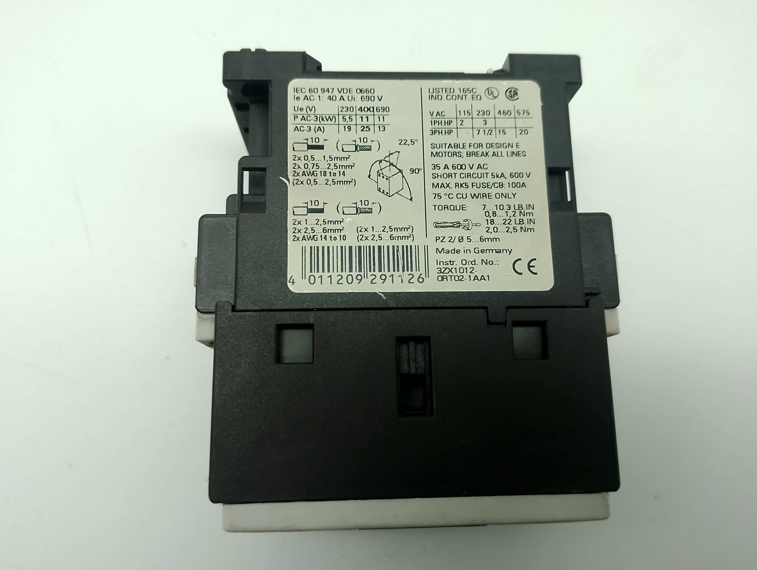 Siemens 3RT1026-1A Schütz – Bild 3