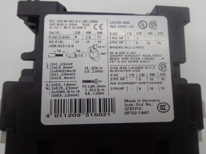 Siemens 3RT1025-1A..4-3MA0 230V 50/60 Hz Schütz + 3RH1921-HA22-3AA1 Hilfsschütz – Bild 5