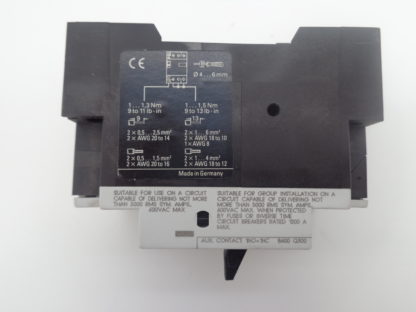 Siemens 3VU1300-1MG00 Motorschutzschalter 1A - 1,6A – Bild 2