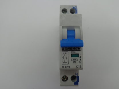 Schrack C16 1/N BS 017516 Sicherungsautomat Sondermaß