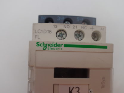 Schneider Electric LC1D18 Schütz 110 V DC 2,4W + LAD4TGDL 73-125V – Bild 3