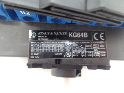 Kraus & Naimer KG64B K950 E22105/001 ASO Umschalter 1-0-2 – Bild 3