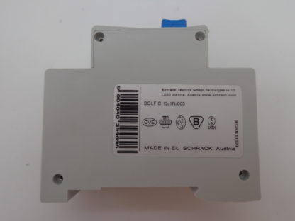 Schrack C13/1N/003 FI/LS B0617513  10kA  230/240V – Bild 2
