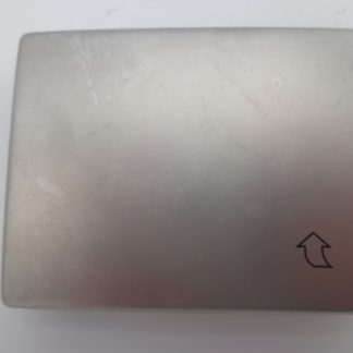 Berker Steckdose mit Klappdeckel Edelstahl silberfarben