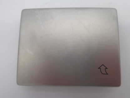 Berker Steckdose mit Klappdeckel Edelstahl silberfarben
