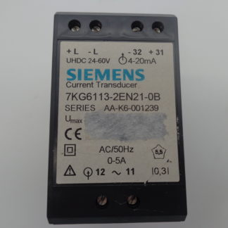 Siemens 7KG6113-2EN21-0B Current Transducer