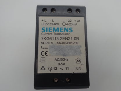 Siemens 7KG6113-2EN21-0B Current Transducer