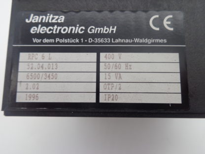 Janitza RPC 6L Reactive Power Controller – Bild 2
