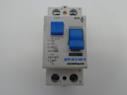 Schrack BCF0 40/2/003-G BC024203 FI / Schutzschalter