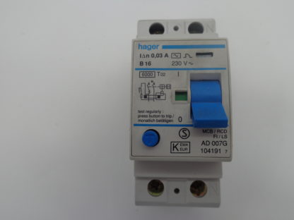 Hager 0,03 B16 FI/LS AD 007G