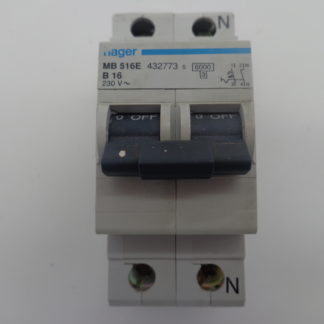 Hager MB 516E B16 1/N Sicherungsautomat