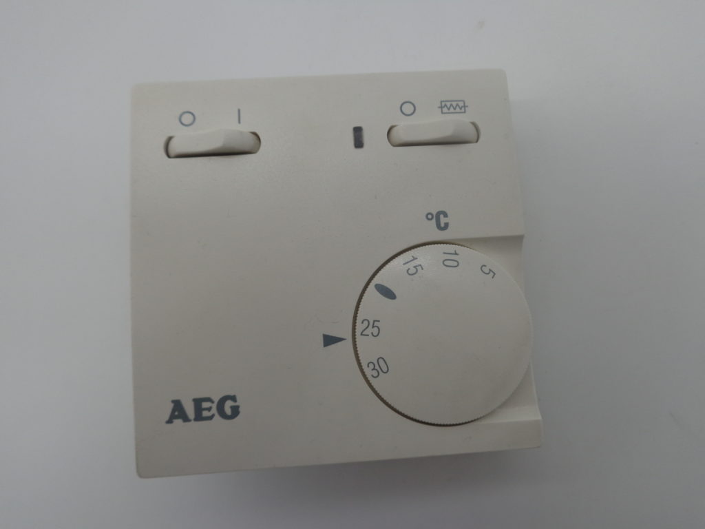 Termostato de calefacción por suelo radiante, termostato de habitación con botón
