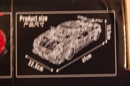 Mould King 13121 Technik Auto für Koenigsegg-One:1, 1:10 Groß Auto Modellbausatz, 3021 Teile MOC Klemmbausteine, statische Version – Bild 5