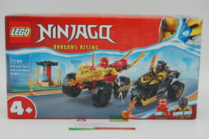 LEGO Ninjago 71789 Verfolgungsjagd mit Kais Flitzer und Ras' Motorrad